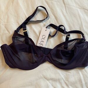 CUUP Deep Purple Sheer Bra